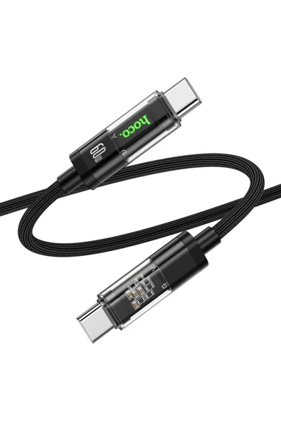 Hoco U116 1.2M 60W Type-C to Type-C Şarj Data Kablosu - Resim 7