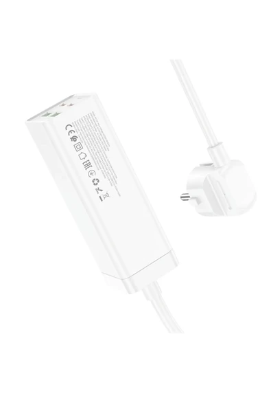 AC99A 1.5M Talent 2 Adet USB 1 Adet Type-C 1 Adet Priz PD30W Şarj Aleti - Resim 5