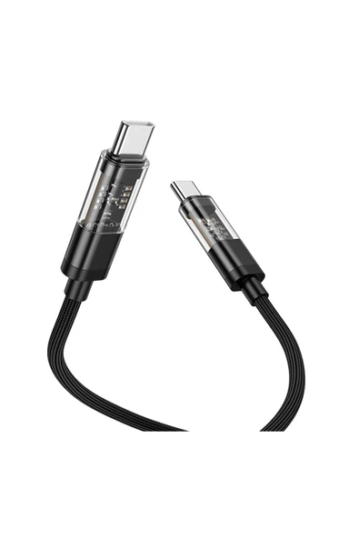 Hoco U116 1.2M 60W Type-C to Type-C Şarj Data Kablosu - Resim 6