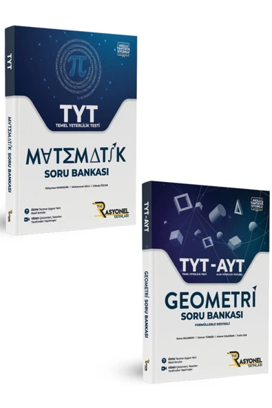 Tyt Matematik - Tyt -ayt Geometri Soru Bankası Seti (2 KİTAP) ürün görseli 1