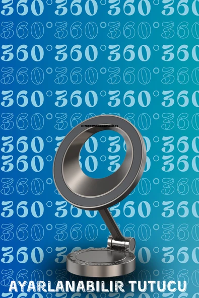 Qpen  EH235 Katlanabilir Manyetik Magsafe Araç Tutucu - Resim 6