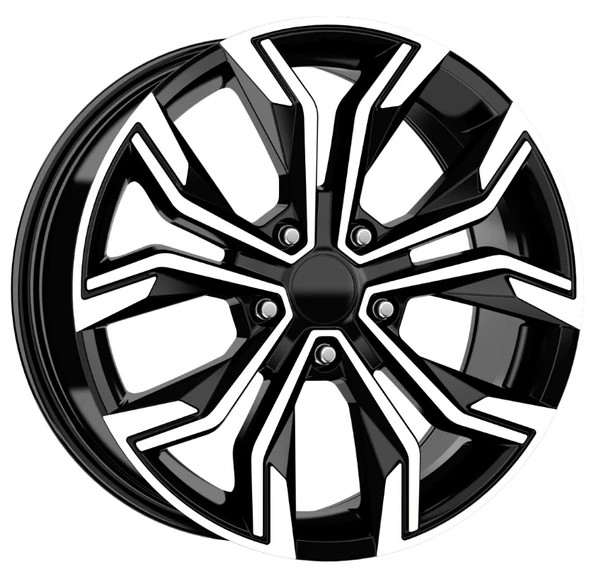 DY-666 6.5X16 4X100 ET35 60.1 Black Diamond Jant ürün görseli 1