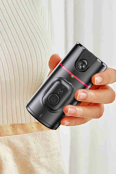 Fuchsia SF200 360 Derece Yapay Zeka Yüz Takipli Tripodlu Selfie Gimbal - Resim 3