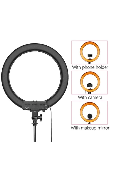 Newface RL-21 Selfie Işığı Tripodlu Kumandalı Ayarlı Ring Light - Resim 2
