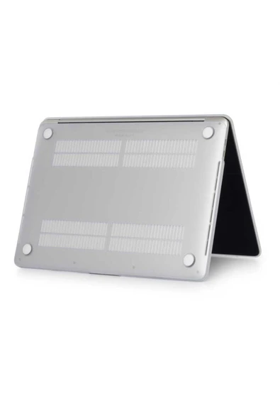 Apple Macbook 13.3' Pro 2020 MSoft Kristal Şeffaf 1mm İnce Kılıf - Resim 12