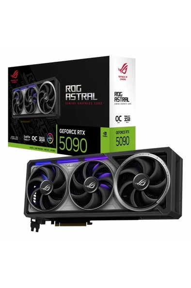 Asus RTX 5090 ROG Astral OC Edition ROG-ASTRAL-RTX5090-O32G-GAMING 512 Bit GDDR7 32 GB Ekran Kartı Outlet ürün görseli 1