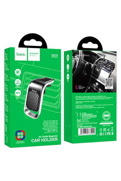 Araç Tutucu Hava Çıkışı CA74 Izgara Klipsli Manyetik Yapışmalı Telefon Tutucu - Resim 8