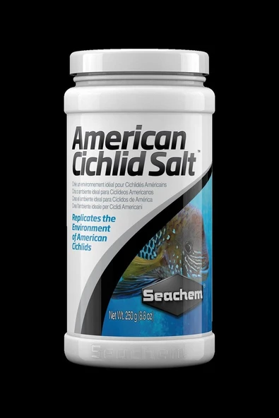 Seachem American Cichlid Salt 250 Gr - Resim 2