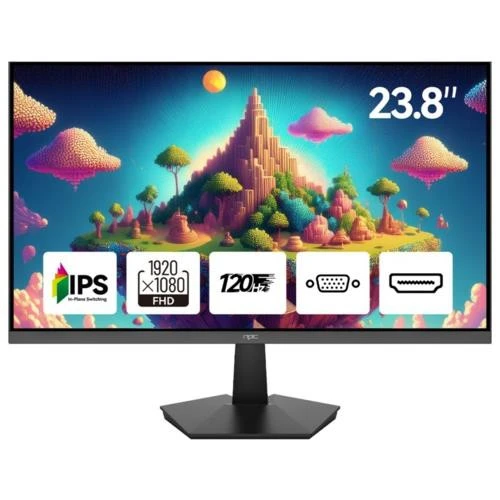NPC 23.8" MF2408-A IPS 120Hz Monitör 5ms  1920x1080, HDMI, VGA ürün görseli 1
