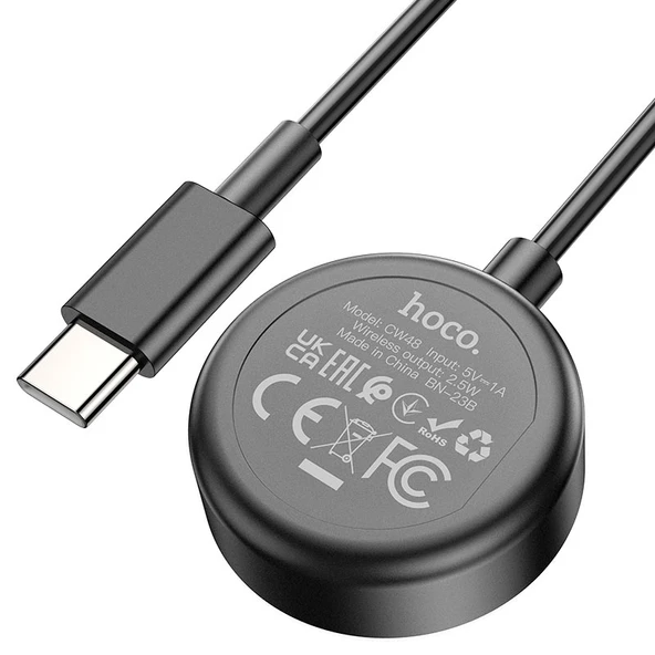 CW48 Kablosuz Manyetik Type C Akıllı Saat Şarjı - Resim 2