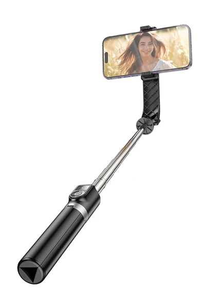 Hoco. K20 BT 4.2 1M Broadcast Holder Selfie Çubuğu - Siyah - Resim 7