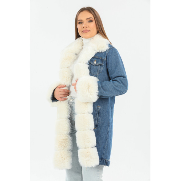 Redpoint Kot Oversize Denim Ceket - 2