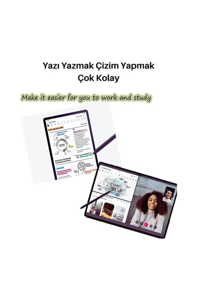 S Pen Galaxy Tab S10 - S11 Serisi Uyumlu Dokunmatik Yazım Çizim Tablet Kalemi - Resim 3