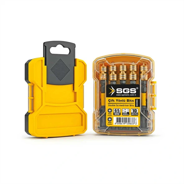 SGS MANYETİK ÇİFT YÖNLÜ BİTS UÇ PZ2 65mm Black-Pro Series - Resim 2