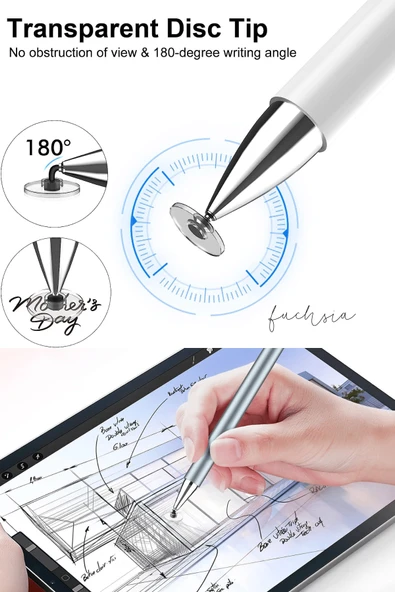 HonorPad Tablet Serisi Uyumlu Dokunmatik Ekran Kalemi Yazı ve Çizim Tablet Kalemi - Resim 3