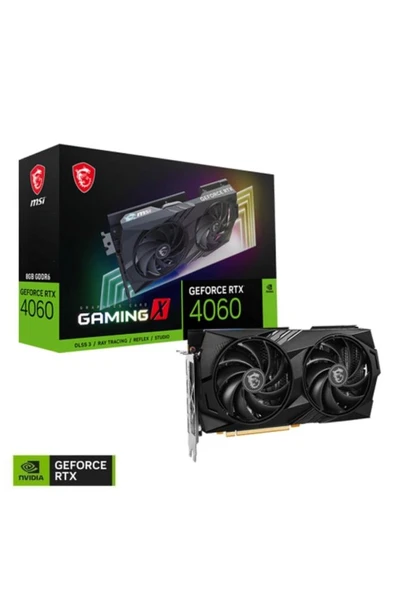 MSI RTX 4060 Gaming X 8G 128 Bit GDDR6 8 GB Ekran Kartı Teşhir ürün görseli 1