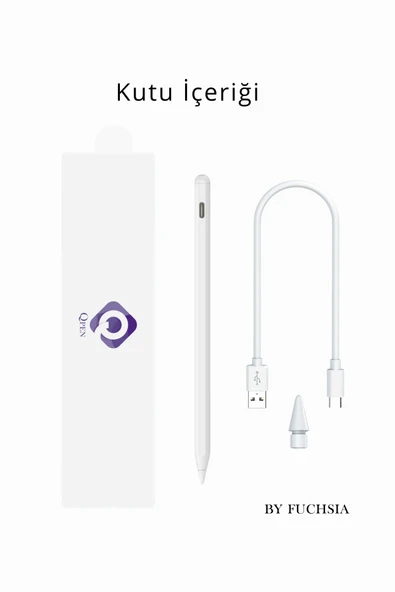 iPad Air 11 inç M2 A2902 A2903 A2904 Uyumlu Kablolu ve Kablosuz Şarj Özellikli Tablet Kalemi - Resim 6