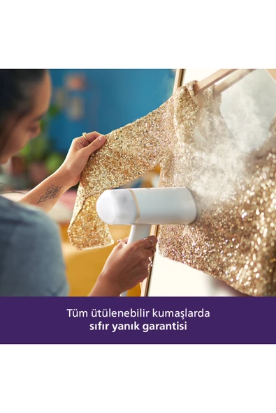 Philips 3000 Serisi 1000 W El Tipi Buharlı Düzleştirici STH3020/10 - Resim 4