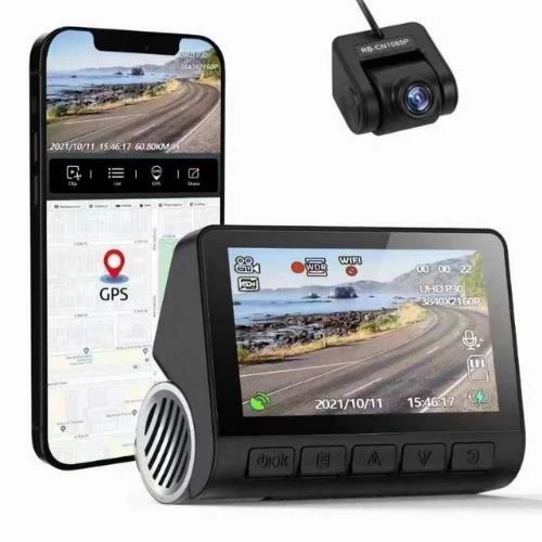 TECHSMART 4K UHD ARAÇ KAMERA GPS + WIFI ürün görseli 1