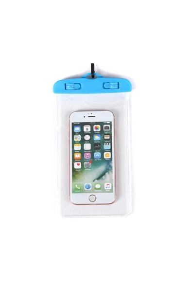 Fuchsia Standart Ebatlarda Universal Su Geçirmeyen Telefon Kılıfı - Resim 10