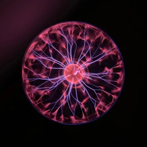 DailyTech Cadı Küresi Plazma Işık Küresi Sese Duyarlı Gece Lambası - Resim 5