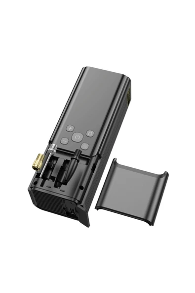 ZPP7 Dijital Göstergeli 5000 mAh Bataryalı Kablosuz Hava Kompresörü - Resim 5