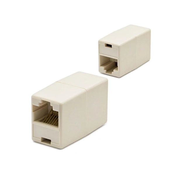 RJ45 To RJ45 Uzatma Adaptör Krem HDX5006 ürün görseli 1