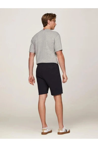 Tommy Hilfiger   ESSENTIAL TERRY SWEATSHORT Erkek Mavi Şort - MW0MW37240 - Resim 3