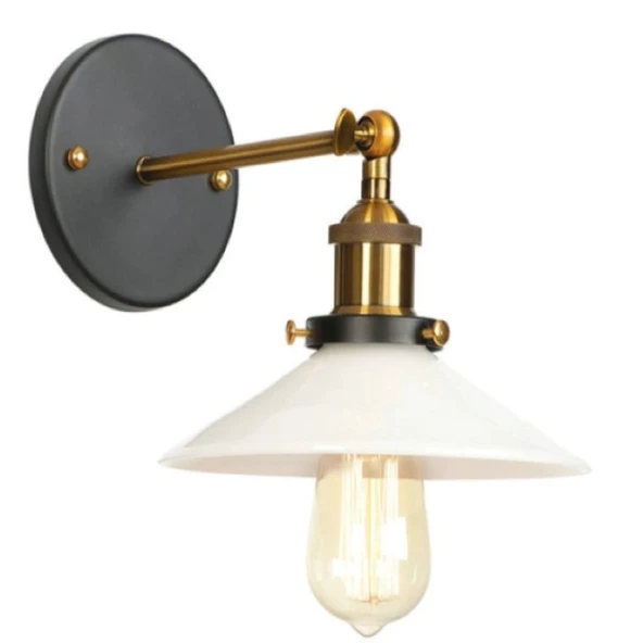 RİOLİGHT RETRO TEKLİ METAL DUVAR APLİK ŞAPKA ÇAPI: 22CM ürün görseli 1