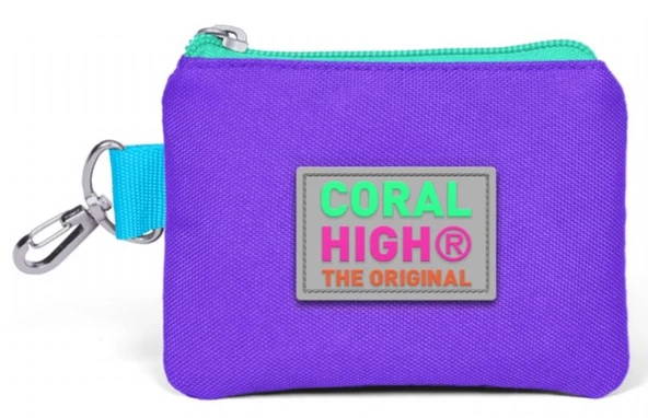 Coral High Mor Bozuk Para Çantası - Kız ve Erkek Çocuk ürün görseli 1