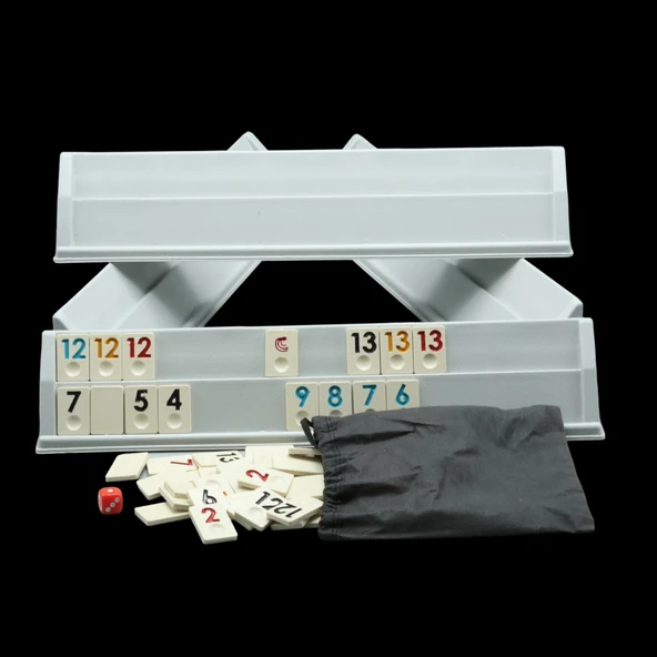 Plastik Istaka Melamin Taşlı Büyük Boy Okey ürün görseli 1