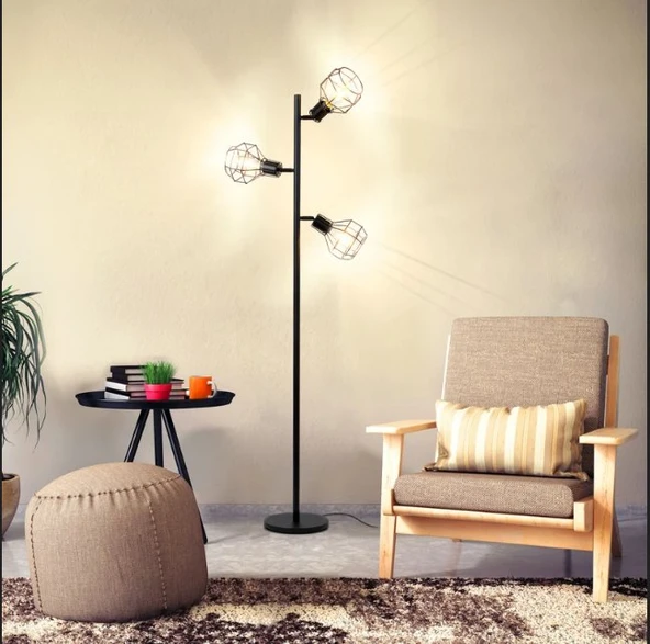 RİOLİGHT KAFES MAFSALLI HAREKETLİ BAŞLIK LAMBADER ürün görseli 1