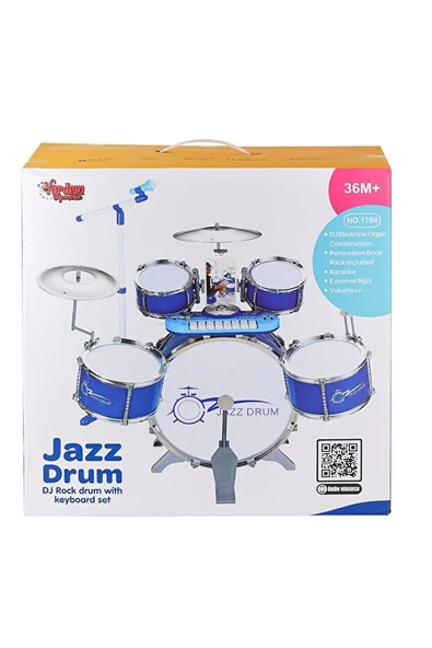 Vardem Bateri Set MP3 Ve Mikrofonlu BAO-1704 - Resim 4