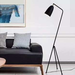 RİOLİGHT MODERN SİYAH  METAL KÖŞE LAMBASI LAMBADER ürün görseli 1