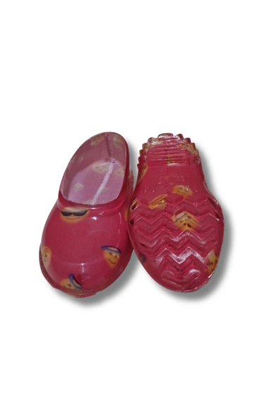 Patik Bahçe ve Tarım Kız Çocuk Ayakkabısı 21-30 Pembe Emojili - Resim 3