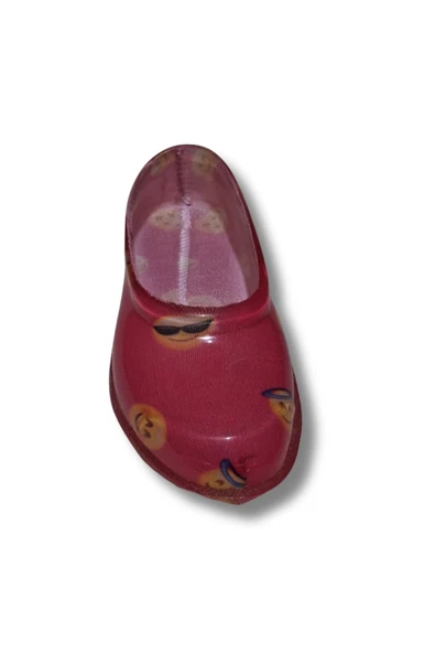 Patik Bahçe ve Tarım Kız Çocuk Ayakkabısı 21-30 Pembe Emojili - Resim 6