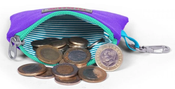 Coral High Mor Bozuk Para Çantası - Kız ve Erkek Çocuk - Resim 3