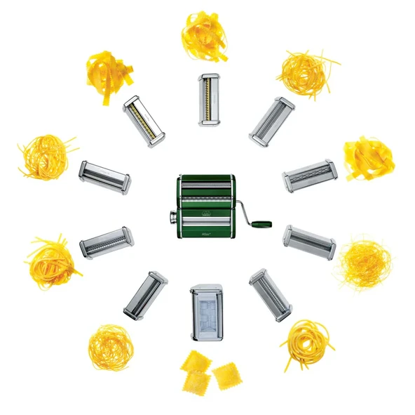 Marcato Design Atlas Plus İtalyan Makarna Makinesi Yeşil Renk - Resim 4