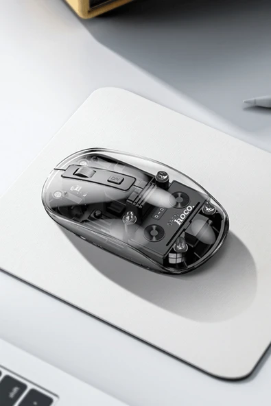 Hoco GM29 2.4G Mysterious Business Çift Modlu Sessiz Kablosuz Mouse - Resim 5