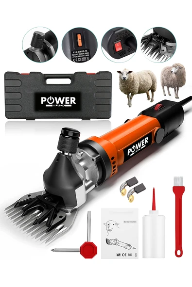 POWER BLACK Koyun Kırpma Makinesi 2800 Rpm Çok Fonksiyonlu ürün görseli 1