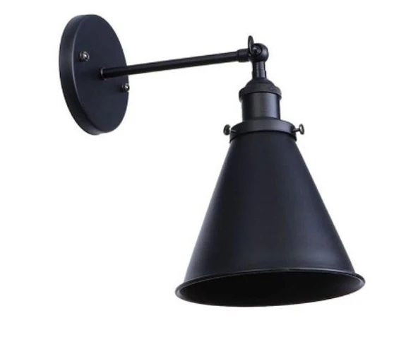 RİOLİGHT RETRO SİYAH MAFSALLI METAL APLİK ürün görseli 1