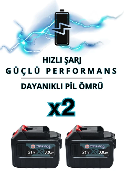 Mur-Cell 21v 3.0ah Çift Bataryalı 15 Pilli Plastik Pvc Boru Kaynak Makinesi - Resim 3
