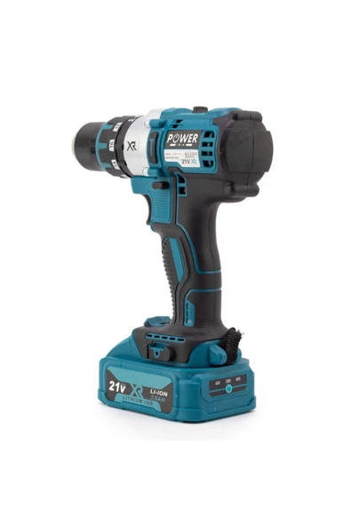 POWER BLACK ULTRA GÜÇLENDİRİLMİŞ ÇELİK ŞANZIMAN 50 UÇ SETİ HEDİYELİ ŞARJ GÖSTEGELİ MATKAP - Resim 6