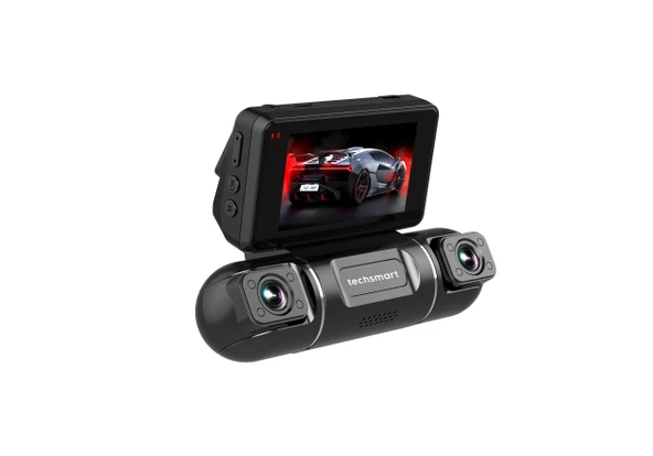 TECHSMART TCHS-X19 4 KANAL 4K+2K+2K+2K ADAS+BSD ARAÇİÇİ KAMERA ürün görseli 1