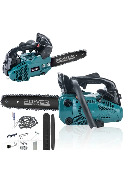 POWER BLACK Benzin Motorlu Mini Odun Dal Budama Ağaç Kesme Makinesi 25 Cc Agm ürün görseli 1