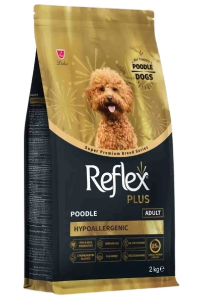 Reflex plus poodle adult (hypoallergenic) hipoalerjenik 2kg özel ırk köpek maması ürün görseli 1