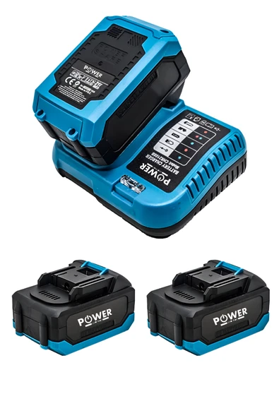 POWER BLACK ŞARJLI ALÇIPAN VİDALAMA MAVİ 58 vf 12 ah 2 bataraya 1 şarj cihazı - Resim 7