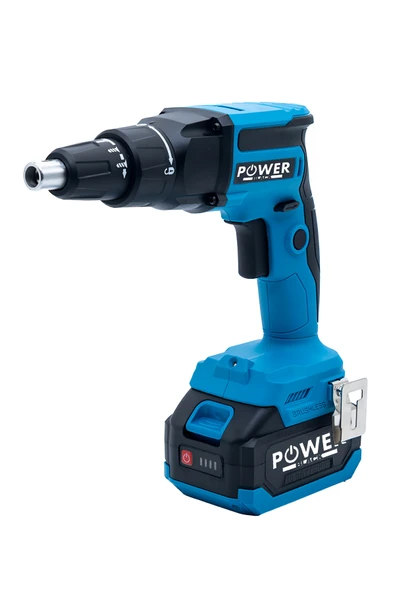 POWER BLACK ŞARJLI ALÇIPAN VİDALAMA MAVİ 58 vf 12 ah 2 bataraya 1 şarj cihazı - Resim 4