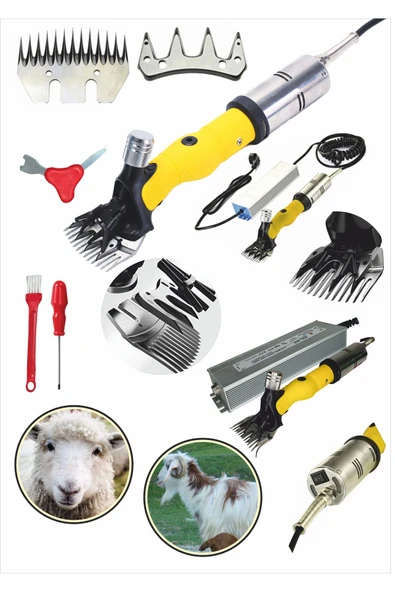 POWER BLACK RUS TİPİ ADAPTÖRLÜ KOYUN KIRKMA MAKİNESİ MUR-CELL ürün görseli 1