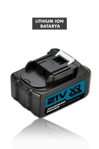 POWER BLACK 10 Pilli Batarya Li-ion Teknolojisi Yedek Batarya Şarjlı Makine Aküsü 10lu Pil hücresi 21v Üniver ürün görseli 1